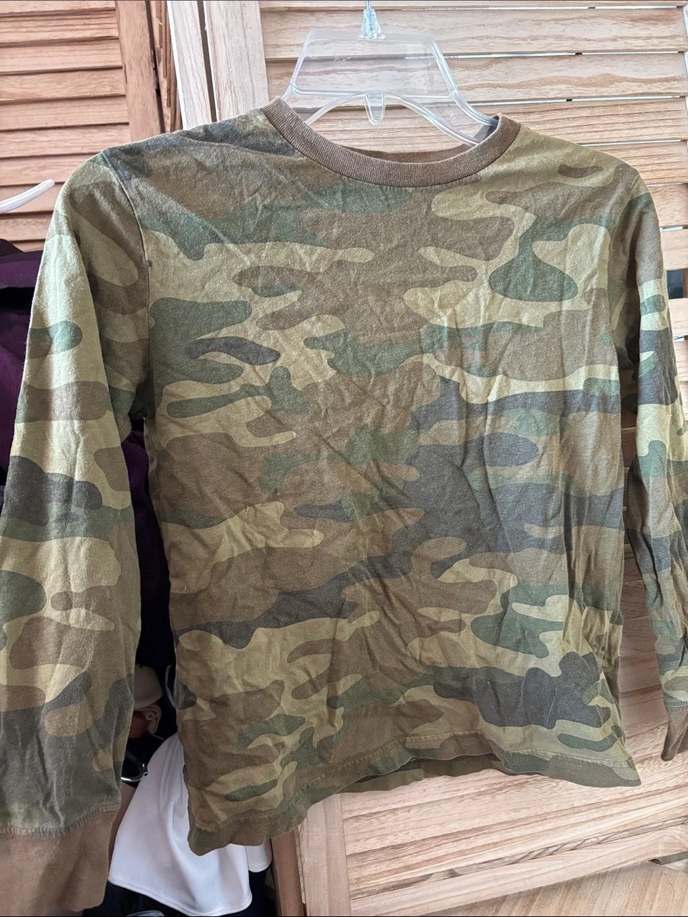 Kids' Camo Long-Sleeve Shirt Medium